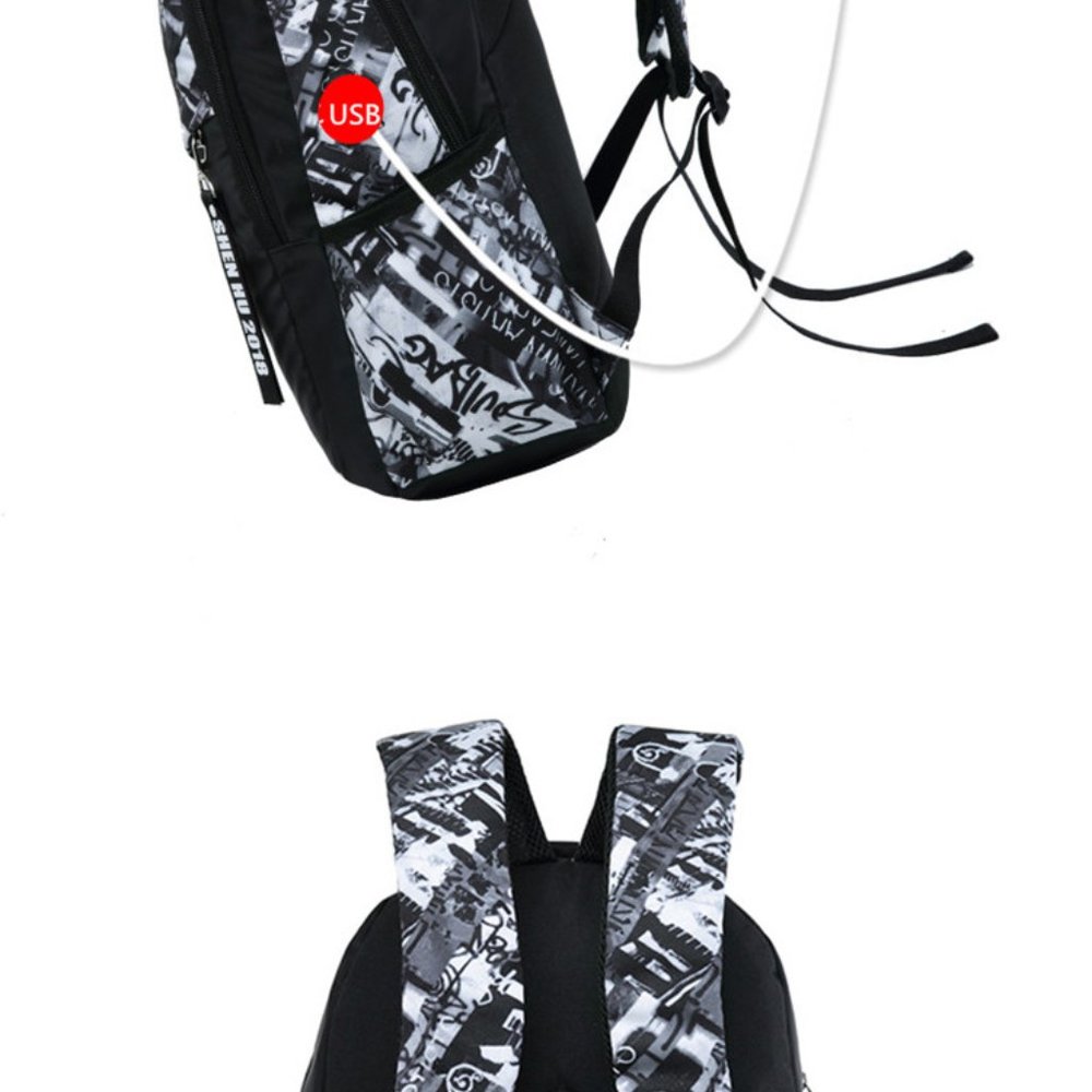 Luminous school bags waterproof large backpack for - Picture 6 of 6